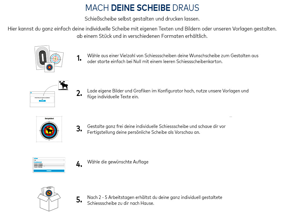 eigene schiessscheibe gestalten